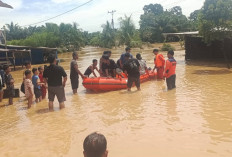Banjir Rendam 17 Desa di Musi Rawas Utara, 2 Jembatan Gantung Putus, 1 Rumah Hanyut