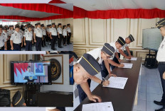 Awali Tahun 2026, Lapas Narkotika Muara Beliti Ikuti Apel Perdana Pegawai Dipimpin Menteri Pemasyarakatan