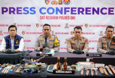 Lansia Residivis Kasus Narkotika Buka Bengkel Senjata Api Rakitan di OKI Sumatera Selatan