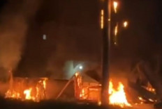 Warung Pecel Lele Milik Ketua MUI Musi Rawas Utara Ludes Terbakar