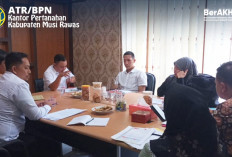 ATR/BPN Musi Rawas Gelar Rapat Pembahasan Progres Sertifikasi Aset Tahun 2024 dan 2025 Bersama Disperkim