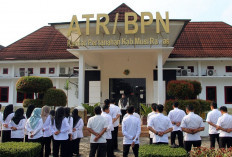 Apel Pagi Kantor Pertanahan Musi Rawas Tegaskan Disiplin dan Komitmen Pelayanan