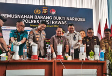 Blender 2 Kg Sabu, Polres Musi Rawas Selamatkan Puluhan Ribu Jiwa dari Bahaya Narkoba