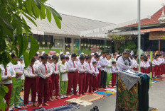 Berdoa Minta Hujan, MIT Ummi Lubuk Linggau Ajak Ratusan Murid Salat Istiqsa