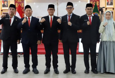 Kakanwil BPN Sumsel Ikuti Pelantikan dan Pengambilan Sumpah Jabatan Struktural Kementerian ATR/BPN