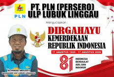PT PLN (Persero) ULP Lubuk Linggau Mengucapkan Dirgahayu Kemerdekaan Republik Indonesia ke-81