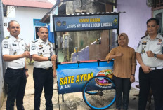 Lapas Lubuk Linggau Salurkan Gerobak Usaha untuk Keluarga Warga Binaan