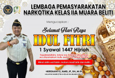 Lapas Narkotika Muara Beliti Ucapkan Selamat Hari Raya Idul Fitri 1 Syawal 1447 Hijirah