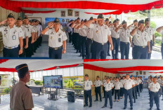 Sinergi dan Soliditas, Lapas Narkotika Muara Beliti Hadiri Apel Bersama Empat Kementerian