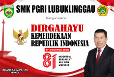 Keluarga Besar SMK PGRI Lubuk Linggau Mengucapkan Dirgahayu Kemerdekaan Republik Indonesia ke-81