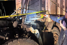 2 Dump Truk Batu Bara di Musi Rawas Utara Tabrakan, 1 Korban Tewas Terbakar 