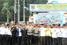 Kantor Pertanahan Musi Rawas Bersinergi Bersama Polri dalam Apel Sabuk Kamtibmas yang Dipimpin Kapolda Sumsel