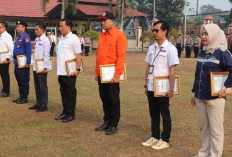 Kapolres Musi Rawas Beri Penghargaan Lintas Instansi, Penanganan Karhutla, Ungkap Kasus Pembunuhan dan Narkoba