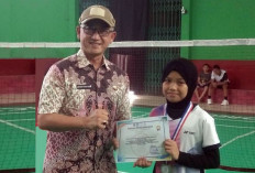 Prestasi Membanggakan! Ashilah Putri Harva Karimah Raih Juara 2 Bulutangkis O2SN Lubuk Linggau 2026
