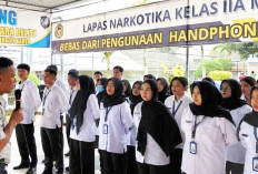 Penguatan Tugas dan Etika Kerja, Ka.KPLP Berikan Pembekalan kepada Peserta Magang Lapas Narkotika Muara Beliti