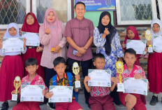 Bangga, Siswa SD Negeri 20 Lubuk Linggau Borong Piala Lomba Menggambar: Kepala Sekolah Beri Dukungan Penuh