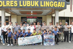 Tim Linggau Soccer School Dilepas Kapolres Lubuk Linggau Menuju Kompetisi Nasional JPL di Semarang