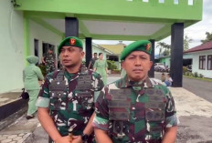 Danrem 044/Garuda Dempo Kunjungi Kodim 0406 Lubuk Linggau, Beri Arahan dan Salurkan Bantuan Sosial