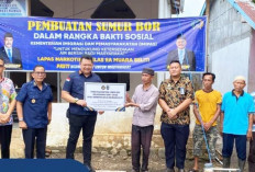 Nyata untuk Negeri, Lapas Narkotika Muara Beliti Berikan Bantuan Sumur Bor bagi Masyarakat