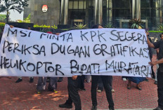 Demo ke KPK RI, MSI Desak Tuntaskan Dugaan Gratifikasi Fasilitas Helikopter Bupati Muratara
