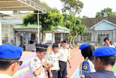 Disiplin Jadi Prioritas, Satops Patnal Lapas Narkotika Muara Beliti Lakukan Inspeksi Atribut Pegawai