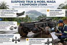 5 Komponen Suspensi Truk dan Mobil Niaga yang Wajib Dicek Setelah Melibas Muatan Penuh di Jalur Sumatera