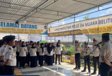Tingkatkan Disiplin dan Integritas, Kalapas Narkotika Muara Beliti Berikan Penguatan Internal