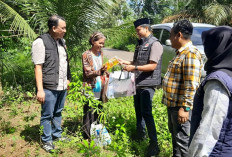 Satres Narkoba Polres Musi Rawas Bagikan 50 Paket Sembako ke Warga