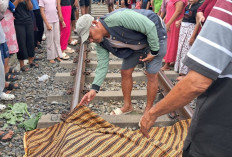 Sedang Santai Hisap Rokok di Rel KA, Disabilitas Lubuk Linggau Tewas Mengenaskan