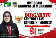 UPT SPAM Muratara Mengucapkan Dirgahayu Kemerdekaan Republik Indonesia ke-81