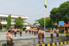 Siapkan Upacara Gabungan, Sekolah Xaverius Lubuk Linggau Latihan Maksimal Jelang HUT ke-81 RI