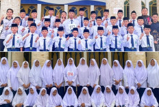 MTs Khairul Ummah Lubuk Linggau Unjuk Sinergi dalam Gerak Jalan HUT RI 2026, Tampilkan Semangat 45