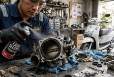 Penyebab Tarikan Gas Motor Matik Berat Saat Digas Pagi Hari dan Cara Membersihkan Throttle Body Sendiri