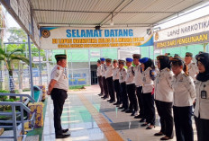 Kalapas Narkotika Muara Beliti Tegaskan Disiplin dan Etos Kerja dalam Apel Pagi