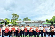 Apresiasi Dedikasi, Lapas Narkotika Muara Beliti Gelar Upacara Kenaikan Pangkat Pegawai