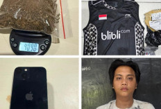 Pesan Ganja Secara Online di IG, Pemuda Ditangkap Saat Terima Paket di Indomaret