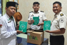 Perkuat Iman di Balik Jeruji, Lapas Narkotika Muara Beliti Terima Wakaf Alquran dari Badan Wakaf Alquran