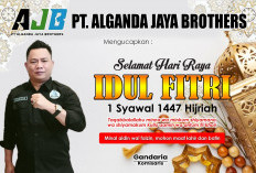 PT Alganda Jaya Brothers Ucapkan Selamat Hari Raya Idul Fitri 1 Syawal 1447 Hijirah