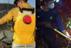 Mengenal Pompa Punggung untuk Pemadam Kebakaran, yang Digunakan di Bukit Sulap Lubuk Linggau