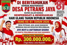 Fantastis, HUT RI 2026 di Petrans Jaya Musi Rawa, Total Hadiah Rp300 Juta