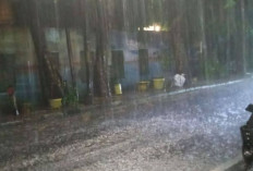 Peringatan Dini Cuaca BMKG, Waspada Hujan Disertai Angin Kencang di Sumatera Selatan, Senin 16 Februari 2026