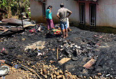 Pulang Takziah, Warga Jayaloka Musi Rawas Dapati Rumahnya Tinggal Puing 