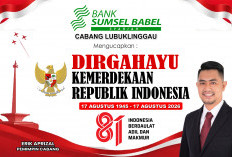 Bank Sumsel Babel Syariah Lubuk Linggau Mengucapkan Dirgahayu Kemerdekaan Republik Indonesia ke-81