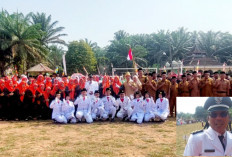 Upacara Peringatan Detik-detik Proklamasi HUT ke-81 Kemerdekaan RI di Petrans Jaya Musi Rawas Khidmat