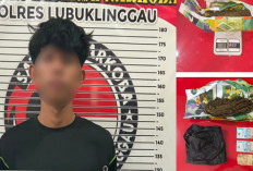 Remaja Tugumulyo Musi Rawas Ditangkap Bawa Ganja di Lubuk Linggau